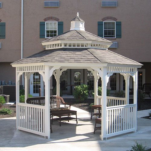 vinyl octagon gazebo