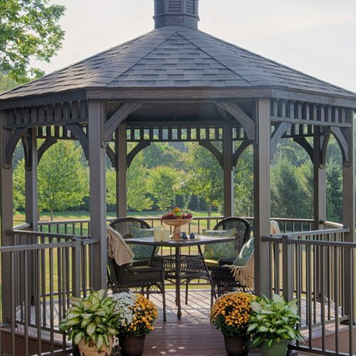 octagon wood gazebos