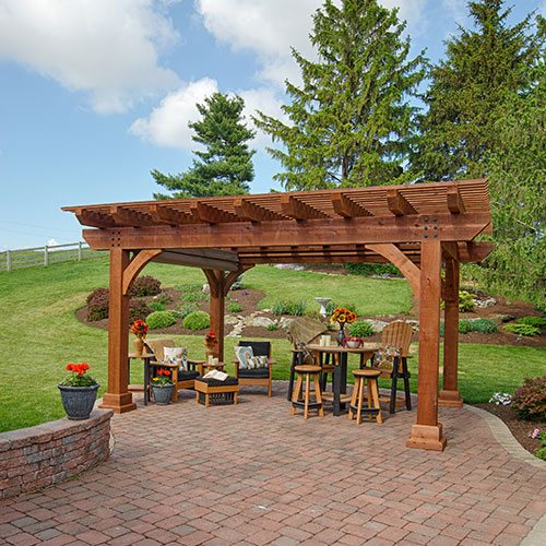 wooden kingston pergola austin tx