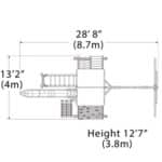 olympian peak xl 3 playset