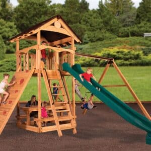 titan treehouse xl 1 swing set