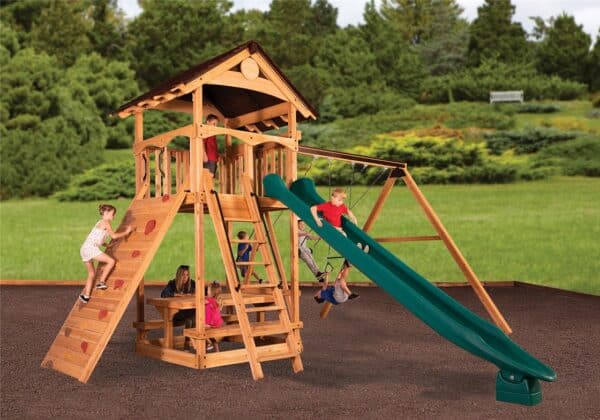 titan treehouse xl 1 swing set