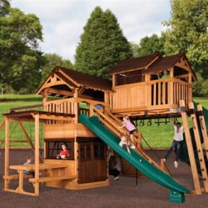 titan treehouse xl 10 swing set