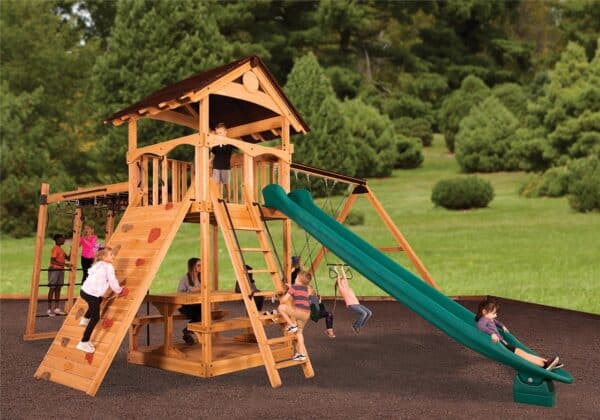 titan treehouse xl 2 swing set