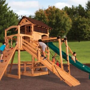 titan treehouse xl 3 swing set