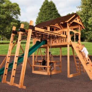 titan treehouse xl 5 swing set