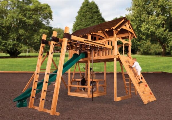 titan treehouse xl 5 swing set