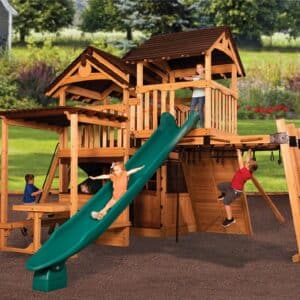 titan treehouse xl 6 swing set