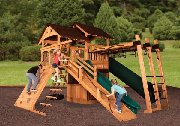 titan treehouse xl 8 swing set