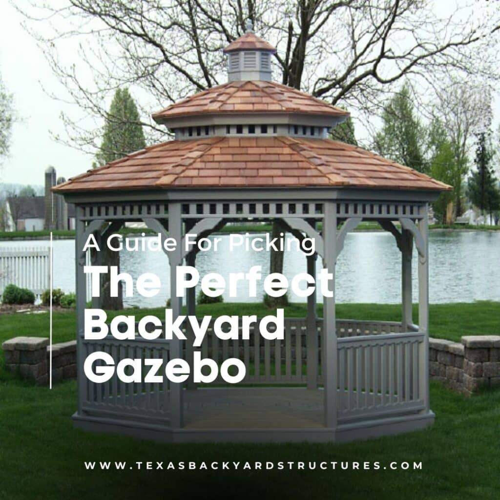 Choosing the right gazebo wood vs vinyl.