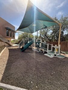 Austin Playground under shade
