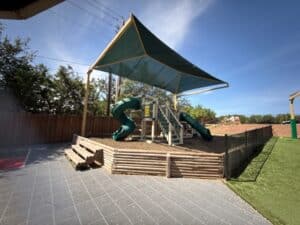 Final image of large scale austin playground